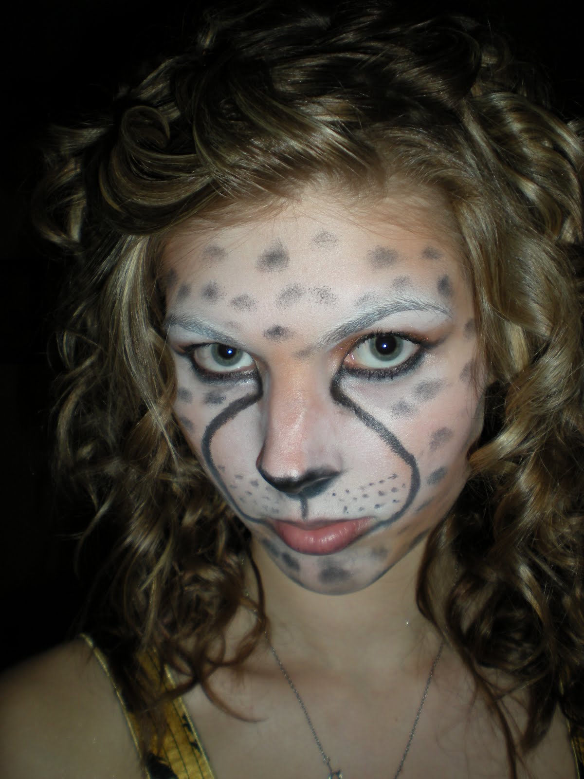 Cheetah Face Makeup