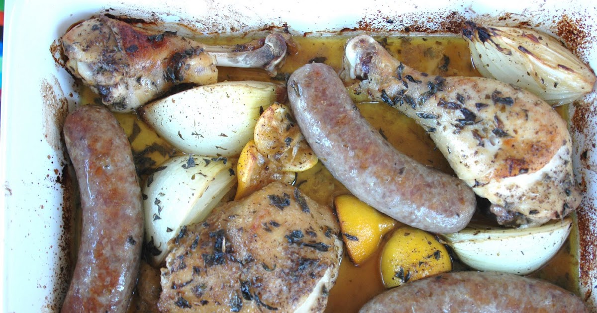 Chicken and Sausage Bake