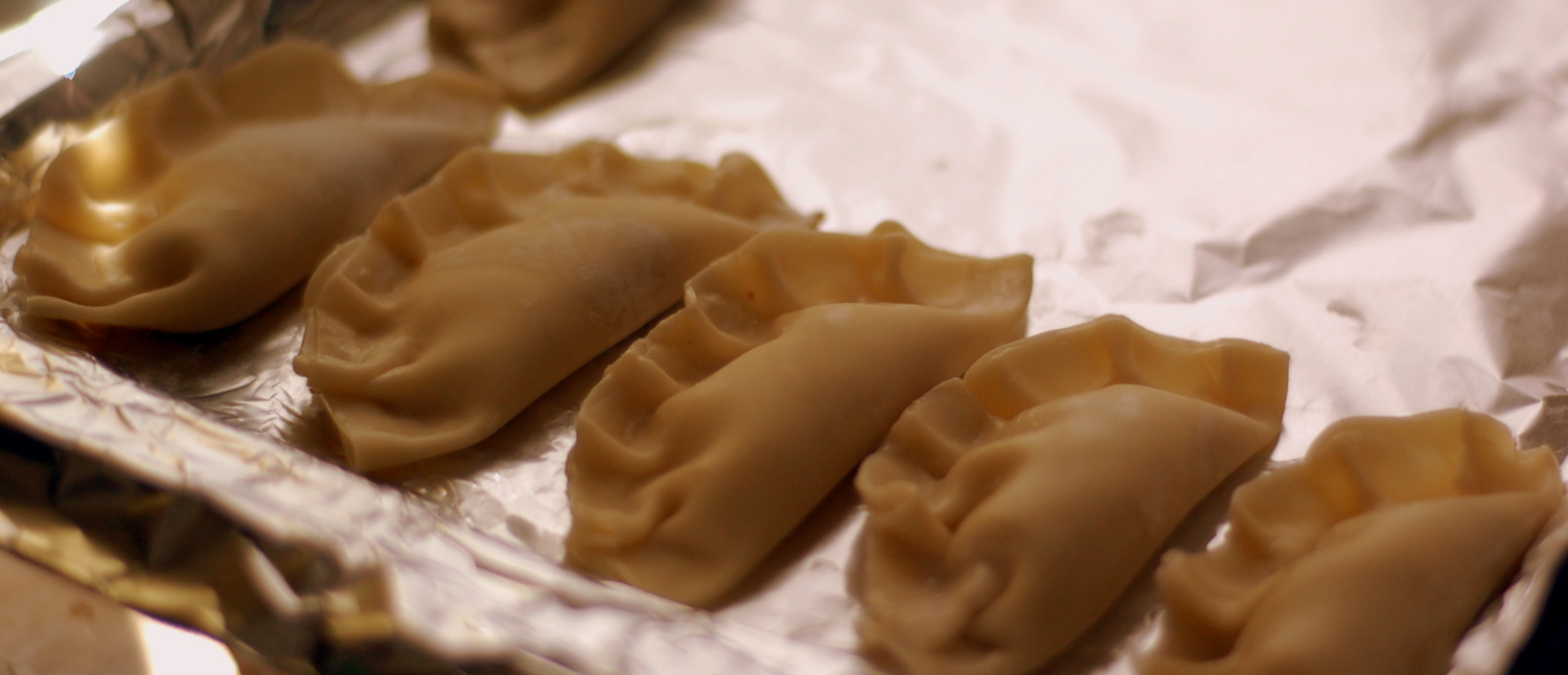 The Grains of Paradise Pear, Goat Cheese, and Thyme Ravioli