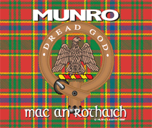 MUNRO TARTAN AND BADGE