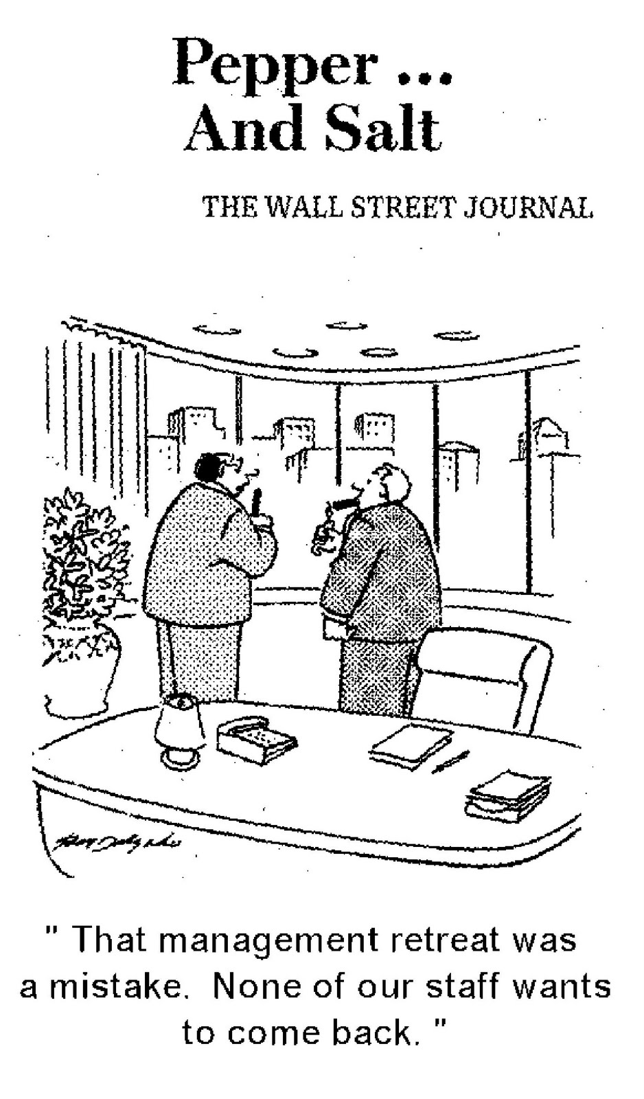 Roy Delgado Blog Wall Street Journal cartoon Roy Delgado