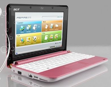 acer aspire one pink