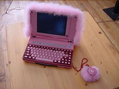 Extremely Girly Pink Laptop