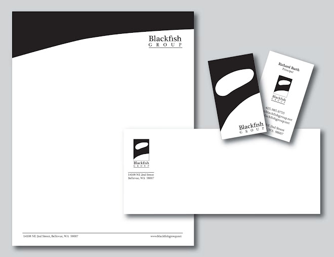 Blackfish Group Corporate Identity: logo, business cards, stationery