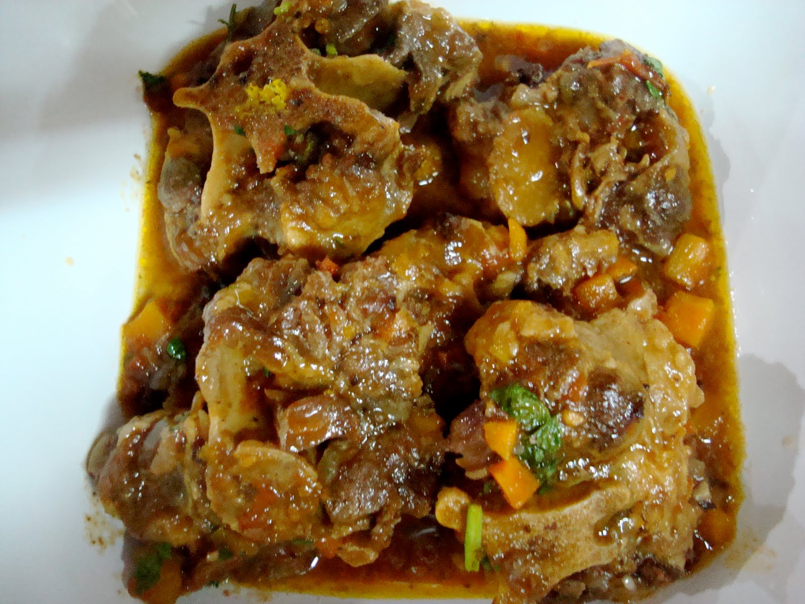 milkandcoffee Spanish Style Oxtails Braised with Chorizos
