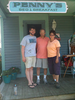 photo of instructor Jon Imber with students Judith Seelig and Seth Ruggles Hiler