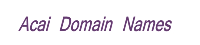 Acai Website Domain Names