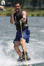 Andrew wake-boarding