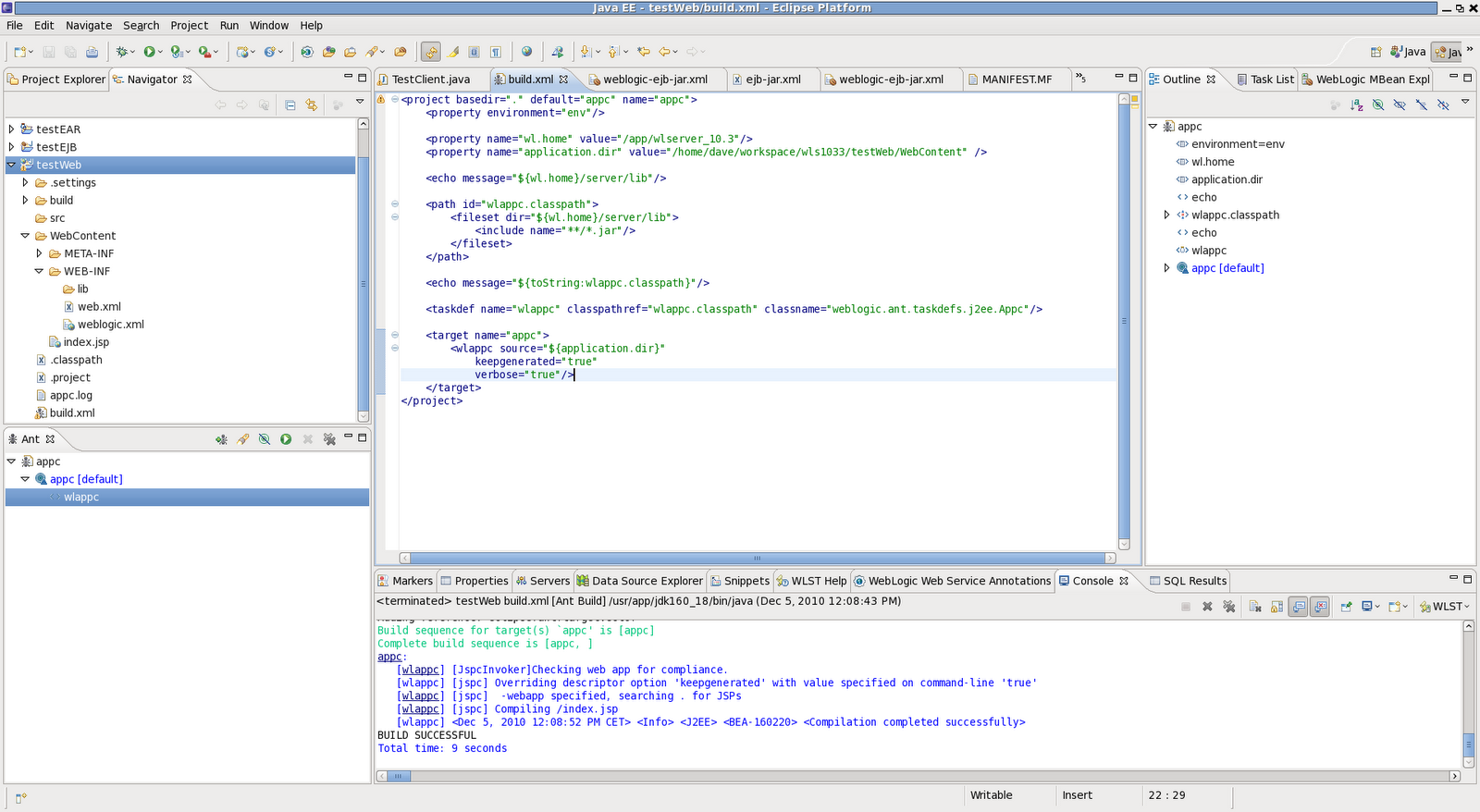 compiling java with ant command line compiling java with ant command line