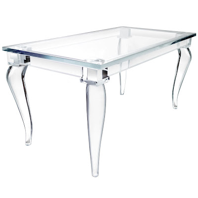 Discount Dining Table on Copy Cat Chic Chic For Cheap Lucite Love