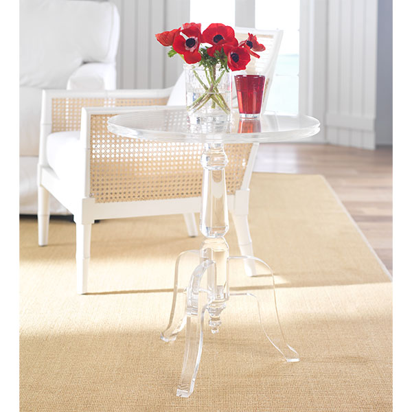 Horchow Acrylic Side Table copycatchic