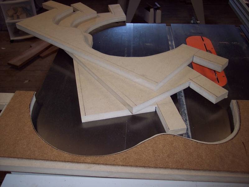 David's Guitar Building Bending sides and mold making....