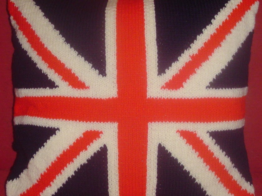 Crafting with dogs Union Jack Cushions