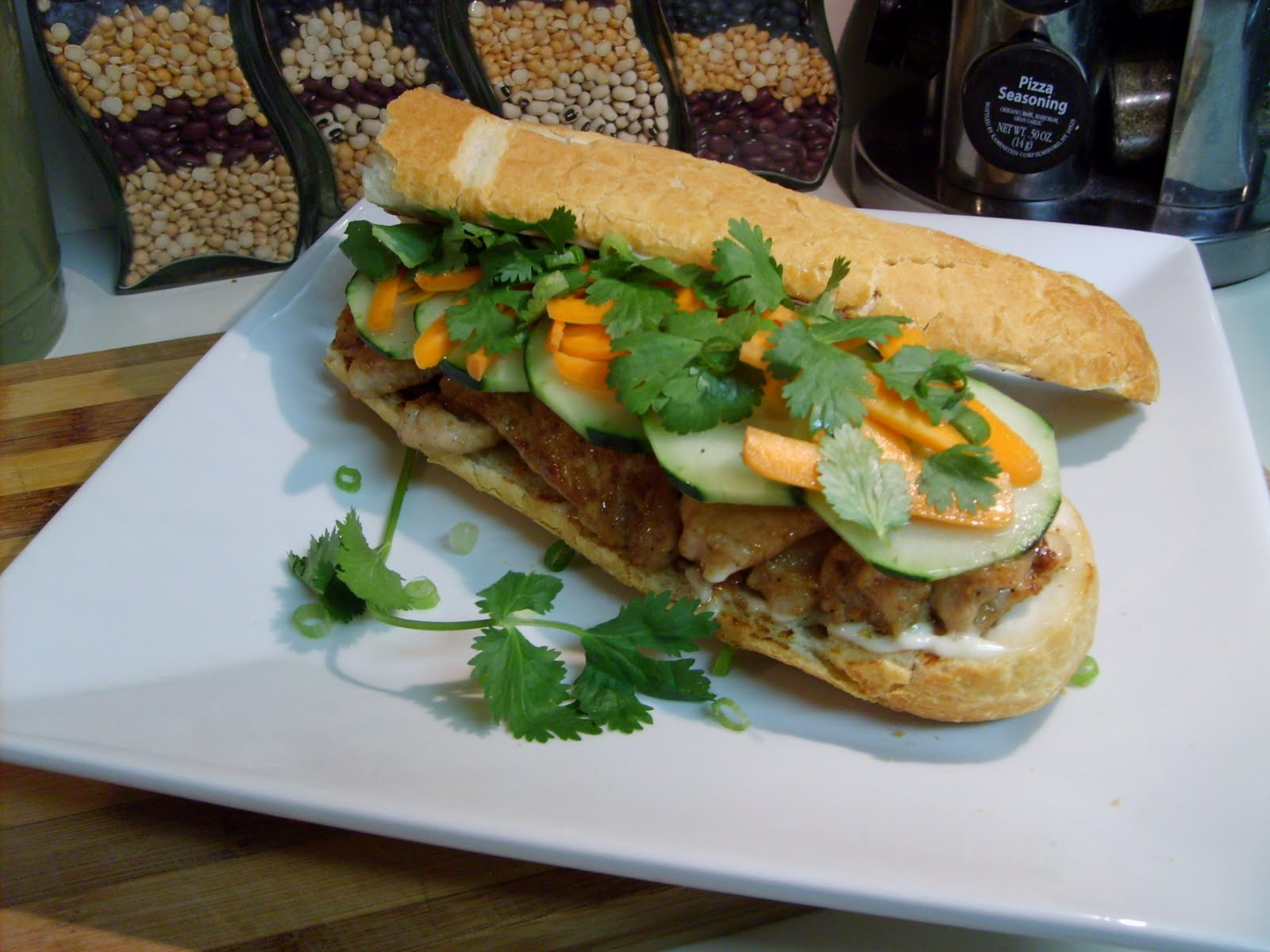 The Open Pantry Pork Banh Mi Sandwiches