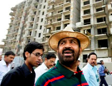 Suresh kalmadi with journalist Rajnish Kumar