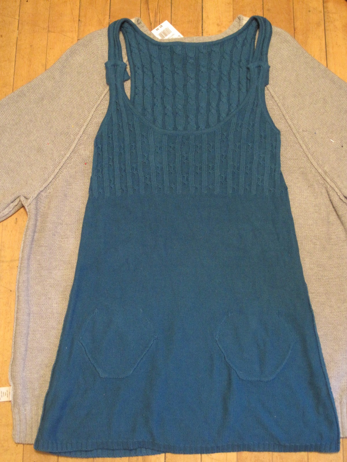 simply step back Tutorial Make an Upcycled Sweater Dress from a Men's