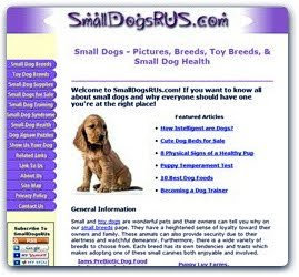 SmallDogsRUs.com Offers Detailed Site Devoted To Small Dog Breeds