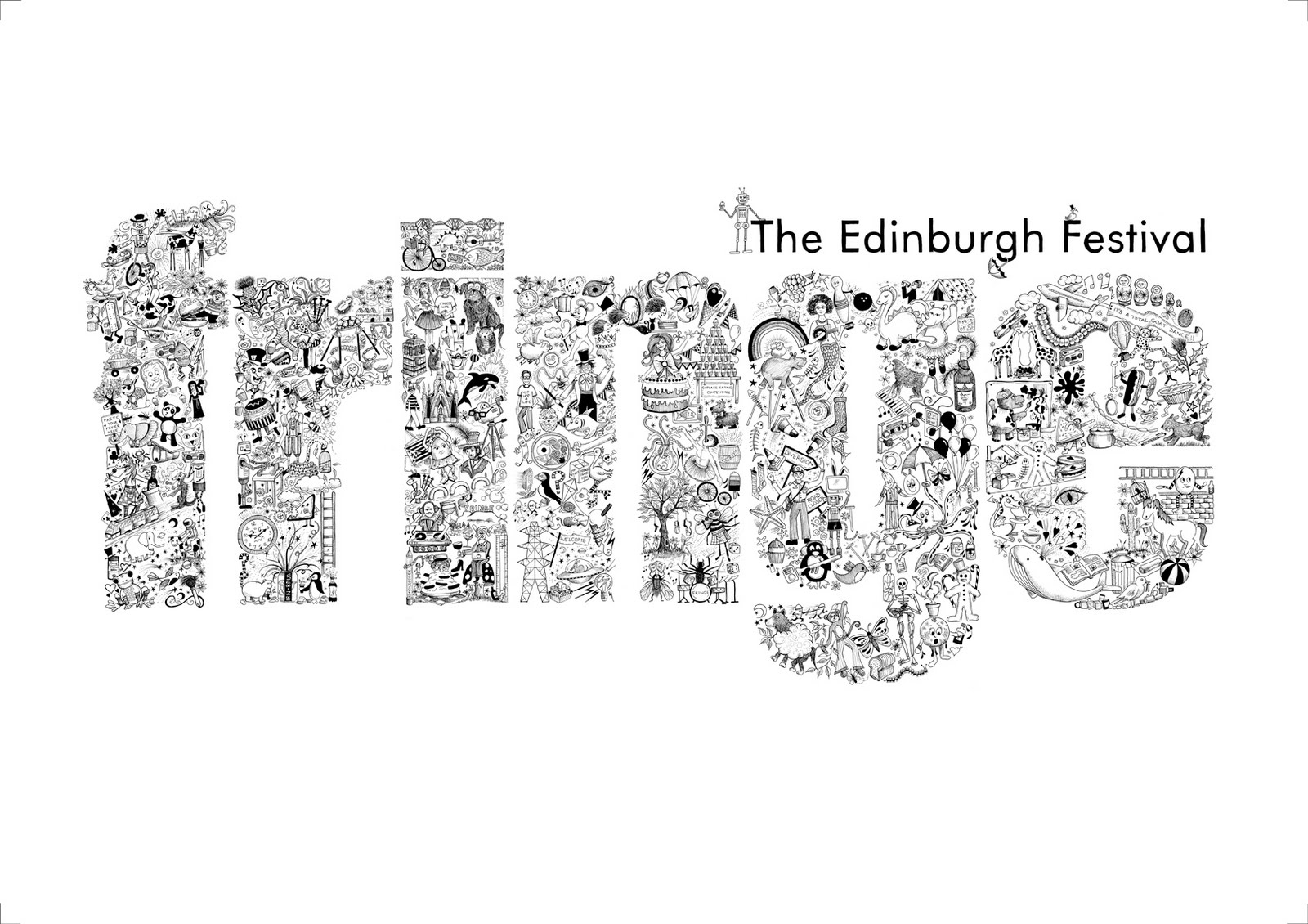 THAT'S NICE DESIGN Edinburgh Fringe Festival Poster