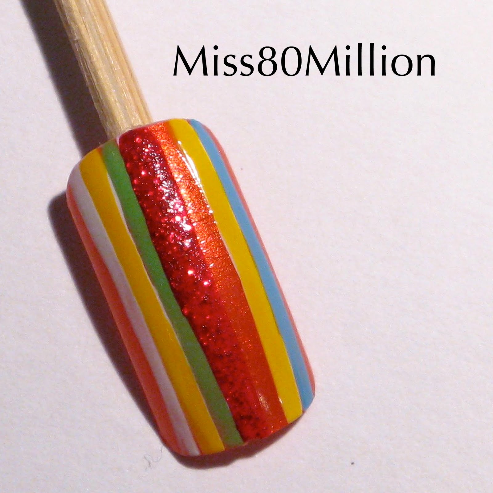 Miss80Million Stripes and Bubbles