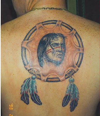 Feel the raw power of the Dream Catcher tattoo diorama!