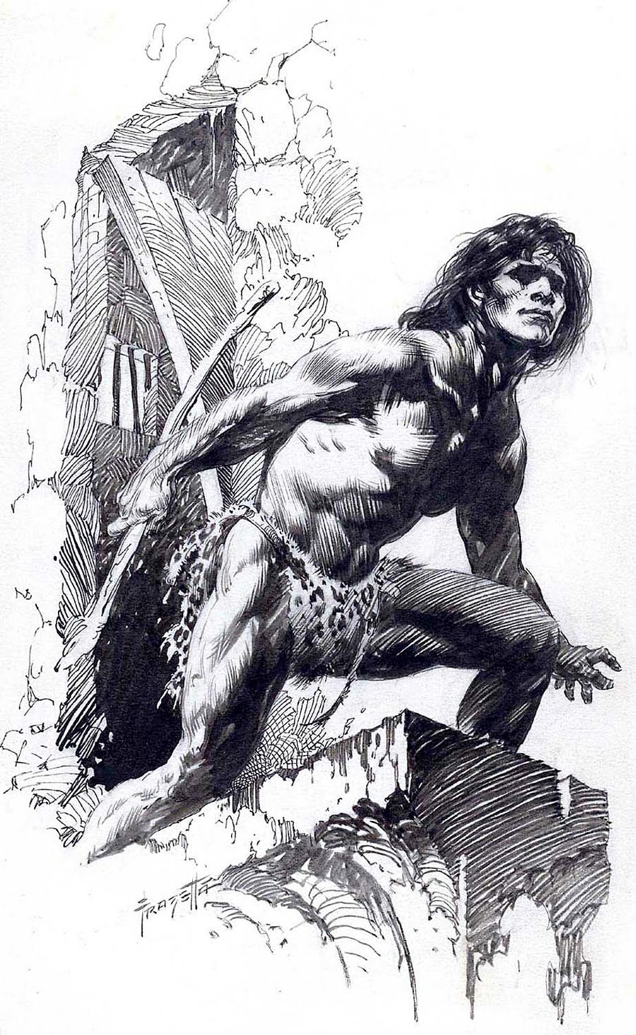 A Burning Designer Frank Frazetta Part 4 Frank Frazetta Warrior Of The Light Art