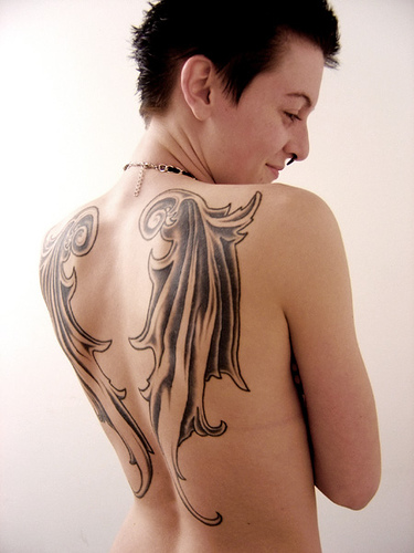 angel wings back tattoo. wing full back tattoo wings. angel wings back tattoo. wing