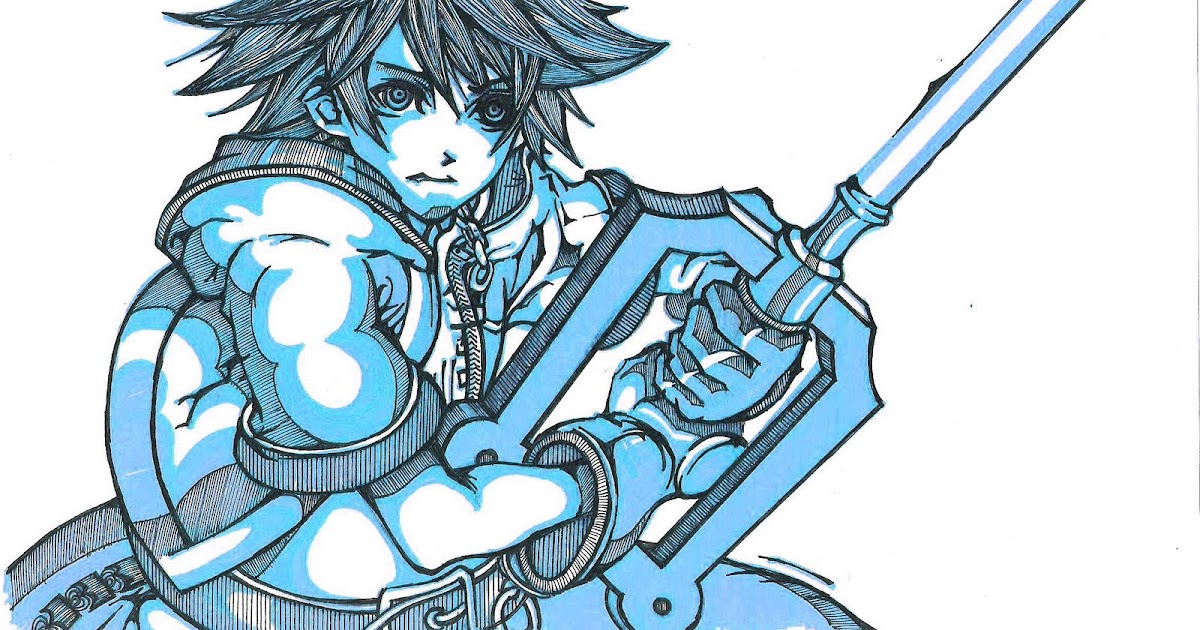 Republic of colour: Kingdom hearts drawing