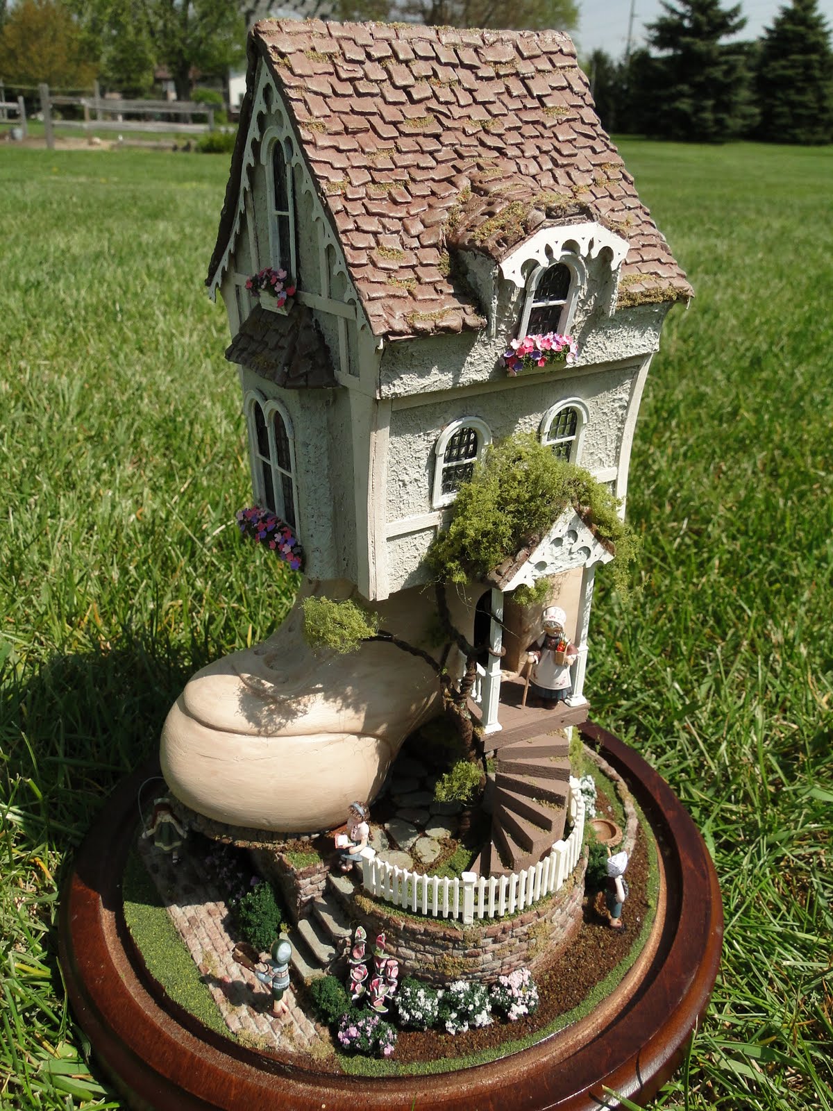 Never Enough Time Finished Old Shoe House