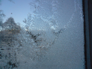 ice on the window