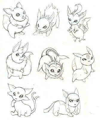 Only Espeon and Jolteon don't