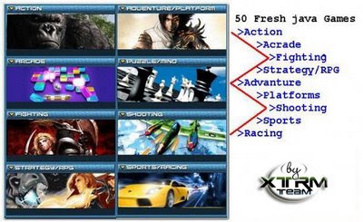 Pack de 50 juegos java para tu celular