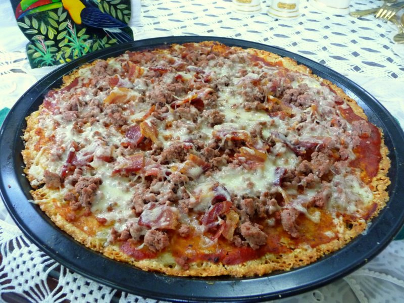 SPLENDID LOWCARBING BY JENNIFER ELOFF GlutenFree Pizza Crust (GF)