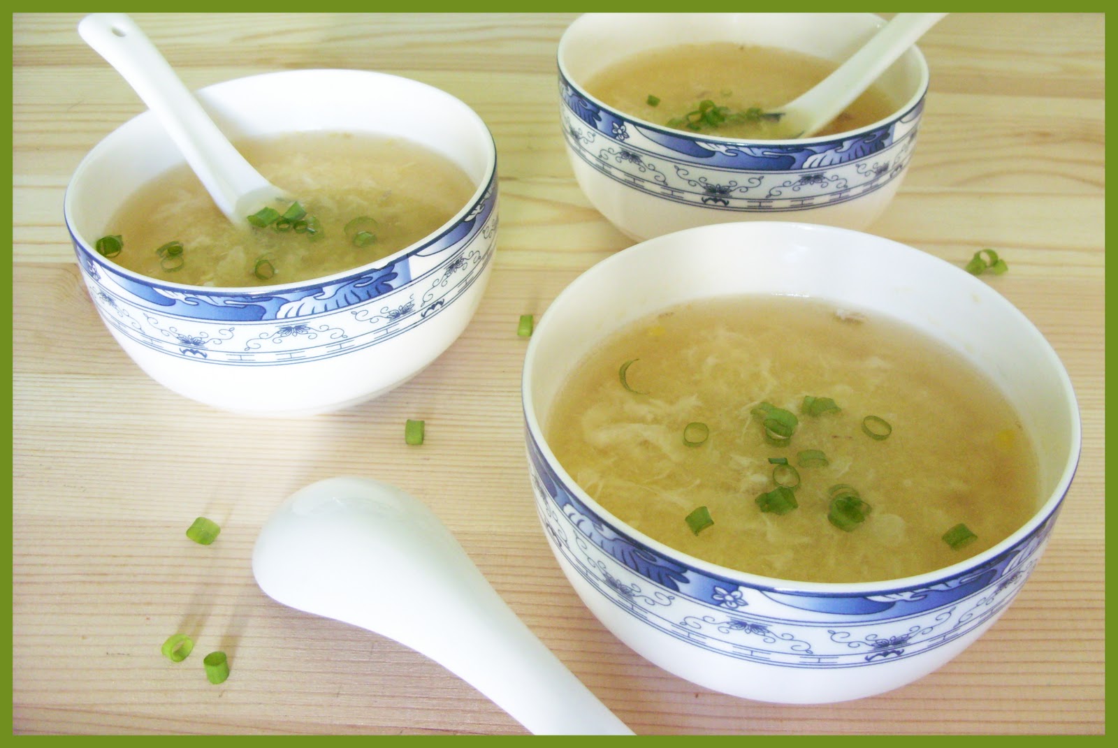 These Tastes of Mine Chicken and Corn Soup