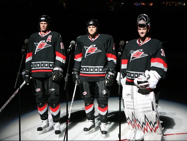 2011 Carolina Hurricanes Hockey Uniforms