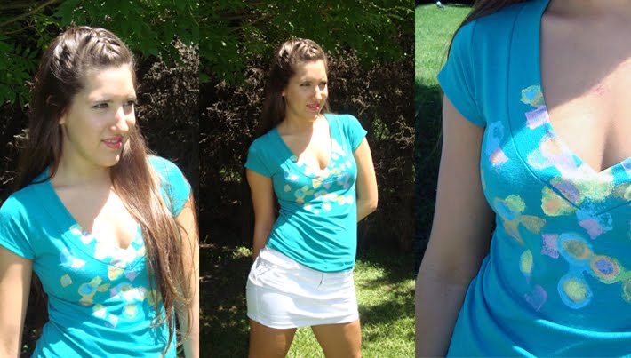 REMERA MANGA CORTA CUELLO EN ¨V¨
