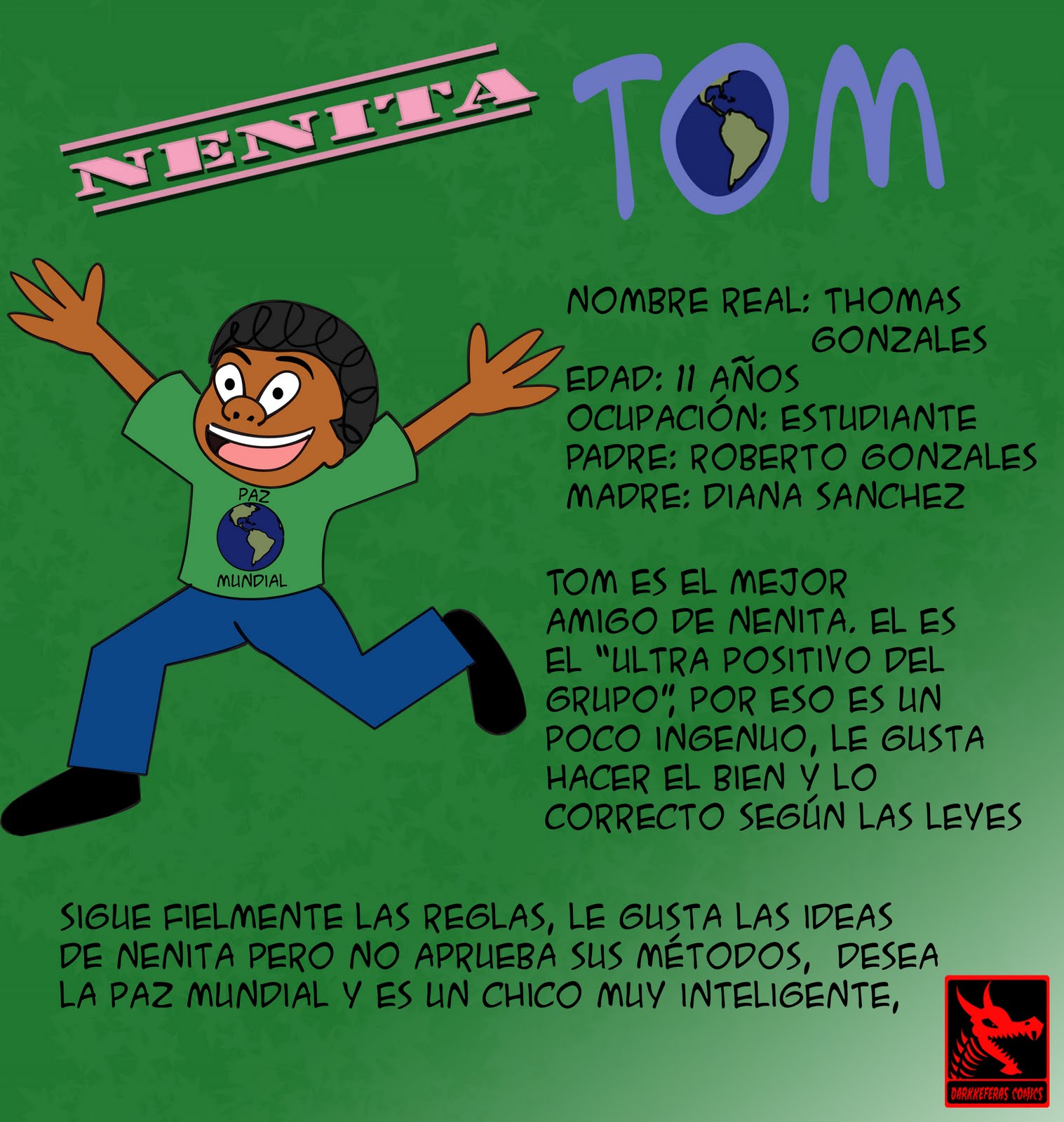 Nenita: Ficha técnica de los personajes: tom