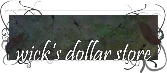 Wick's Dollar Store of Digital Scrapbooking Freebies and Cheapies