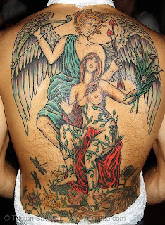 Tattoos Two Beautiful Angels