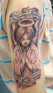 Angel Tattoos are Praying
