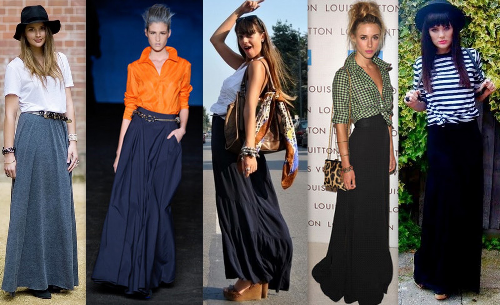 saia longa com anabela