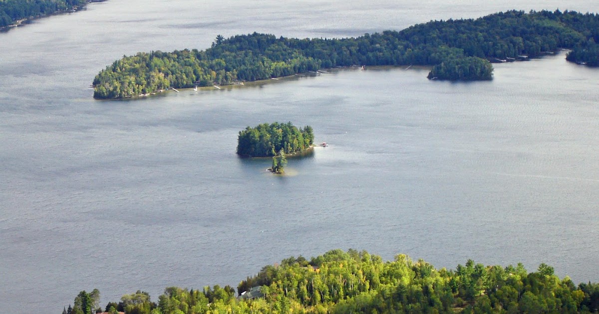 North Bay & Area Photos Airplane Ride (10) Trout Lake from Air