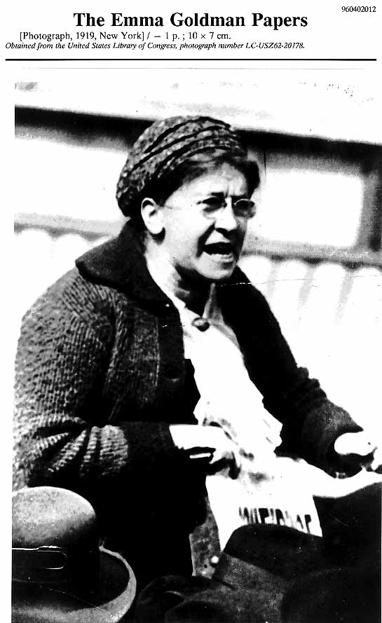 Emma goldman anarchy and other essays