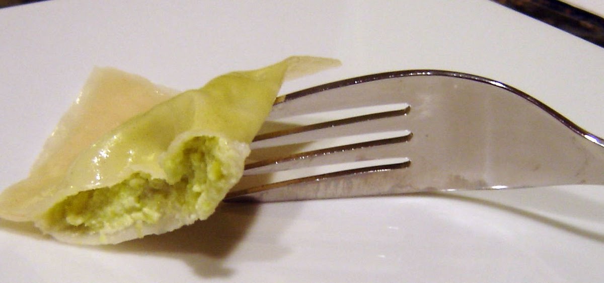 Tri to Cook Edamame Ravioli