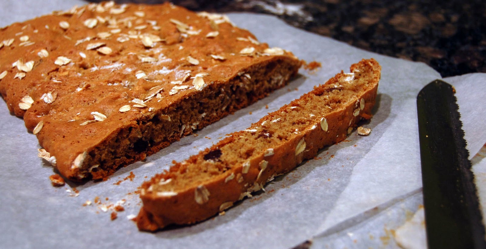 Tri to Cook Oatmeal Spice Biscotti