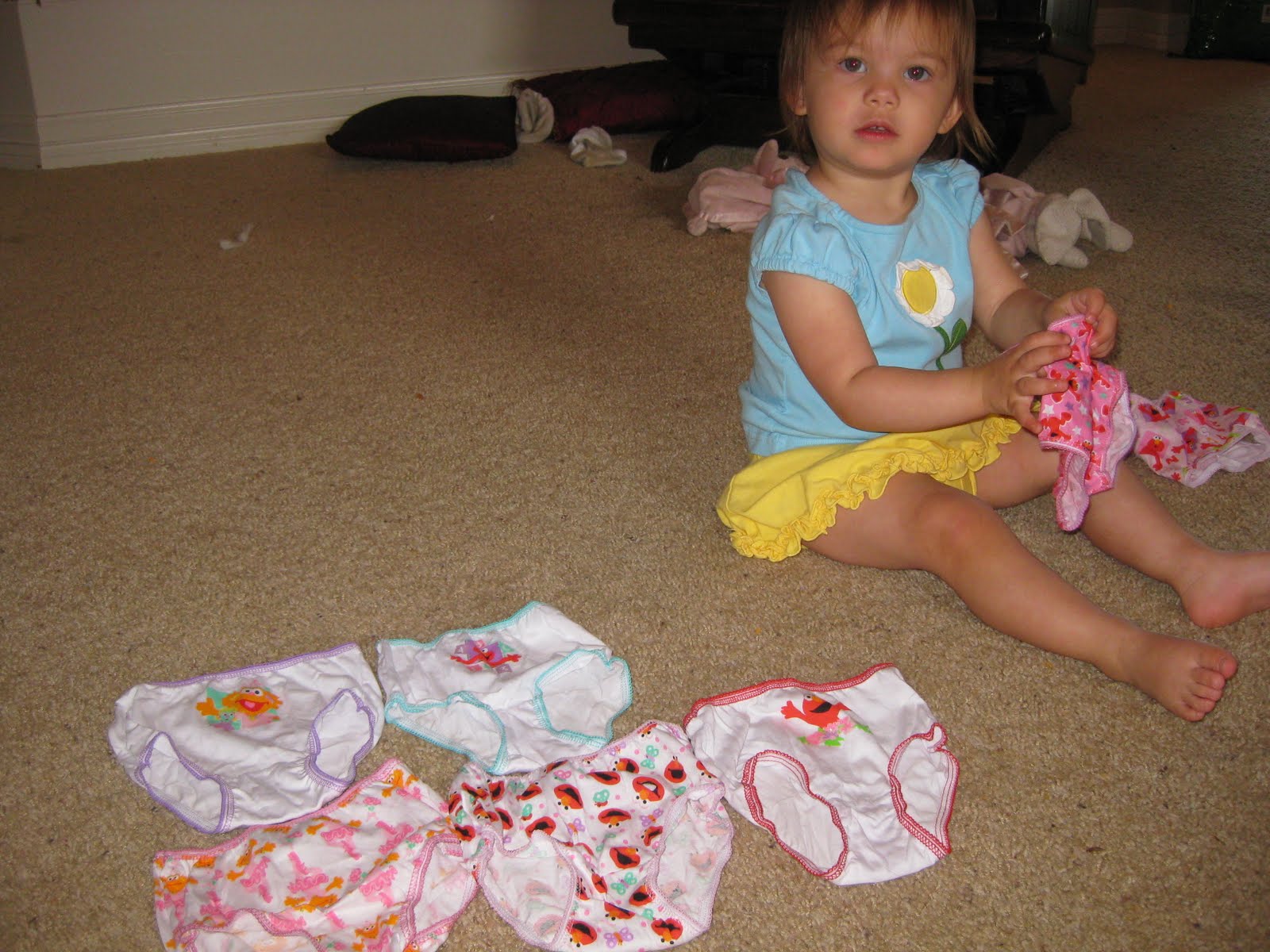 The Yazwinski Clan Babies, Sick and Panties...Oh My