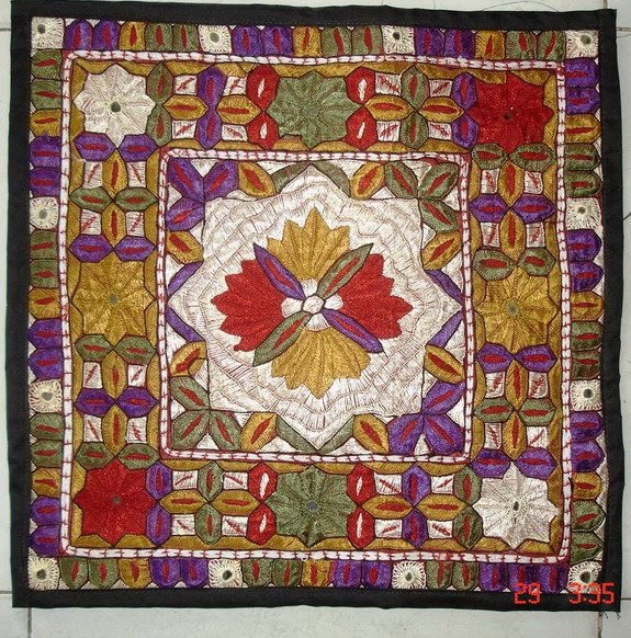 Traditional products of Sindh, Pakistan. EMBROIDERED WALL HANGINGS