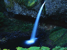 cascada de luz