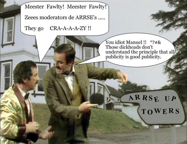 Censored: WUT? FawltyTowers+ARRSE+cartoon