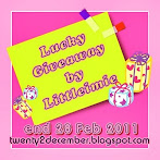 @28 feb : Lucky Giveaway by Littleimie