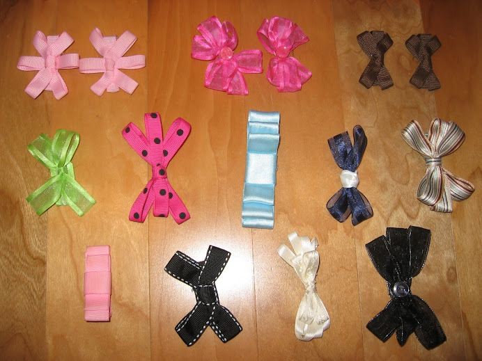 All the bows together